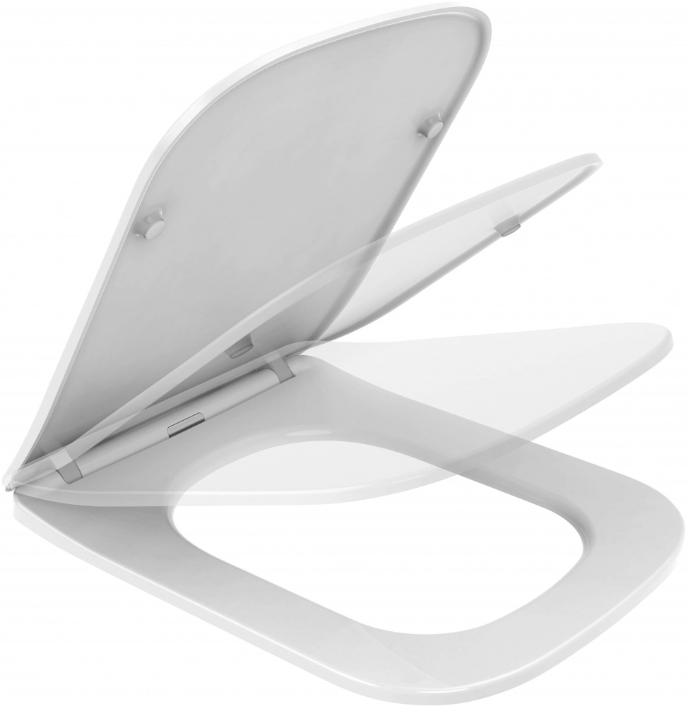 Сиденье для унитаза EGO SOFT CLOSE Quick release 42х34,5 см