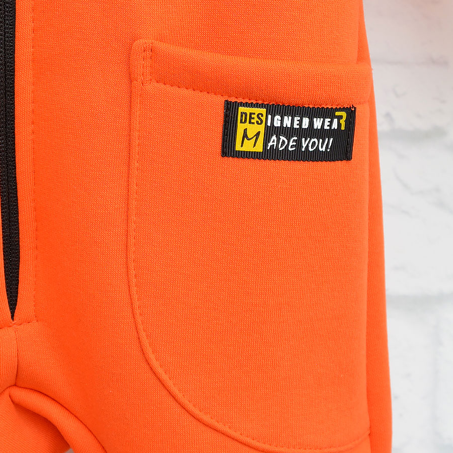 Ромпер-реглан унисекс Blanka р.116-122 оранжевый 110844