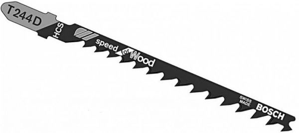 Пилка для електролобзика Bosch Т244 2 шт. 2609256719