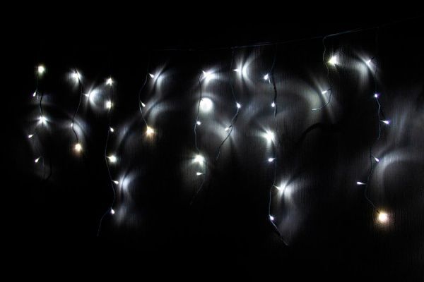 Электрогирлянда-штора внутренняя встроенный светодиод (LED) 200 ламп 6м белая 950156