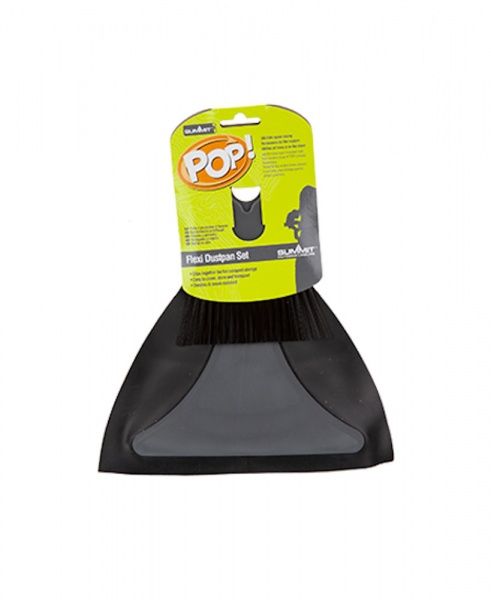 Совок + щітка Pop Flexi Dustpan And Brush Black Summit