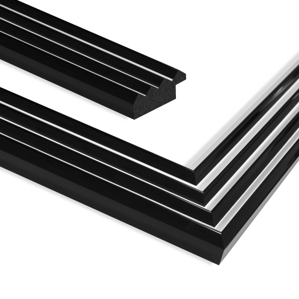 Рамка для фотографии со стеклом MARCO decor 4017 1 фото 15х20 см бело-черный 