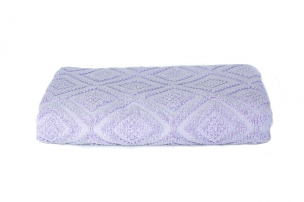 Полотенце махровое 70x140 см лиловый Ideal 