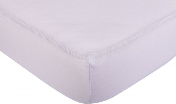 Простынь на резинке трикотажная 180x200 см сиреневый Durutex 