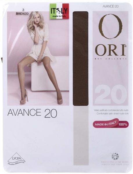 Колготки женские ORI Avance 20 Den Bronzo р. 3 коричневый 1 шт. 