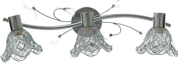 Спот Интеркласс НББ 02-3хХХ-031 3x40 Вт E14 хром 88902-3 