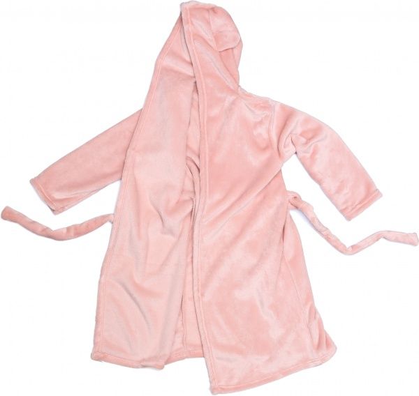 Халат детский для девочки Білтекс с ушками р.122 розовый 