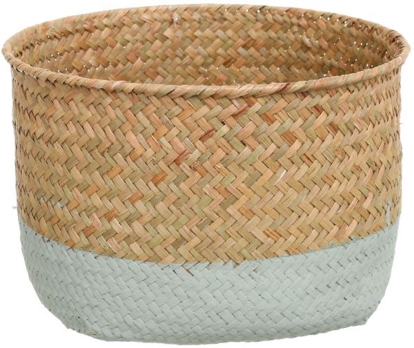 Корзинка плетеная средний 20х12 см мятный