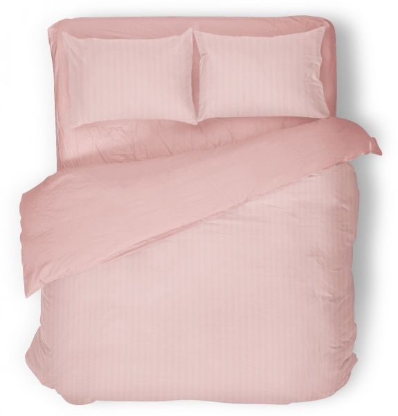 Комплект постільної білизни сімейний Exclusive Peach персиковий La Nuit 