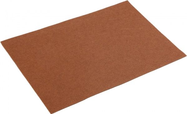 Фетр коричневий,  2 мм, 50x33 см