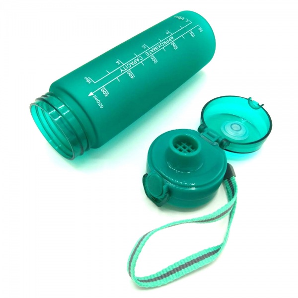 Пляшка спортивна 650 мл Casno зелений KXN-1157_Green_Tritan