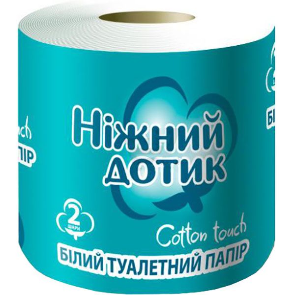 Туалетний папір листовий Ніжний дотик двошаровий 1 шт.