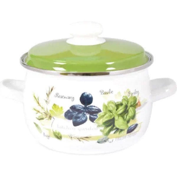 Каструля з кришкою Зелень фреш 2,5 л Idilia