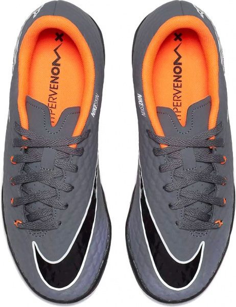 Бутсы Nike JR PhantomX 3 Academy TF AH7294-081 р. 4Y серый