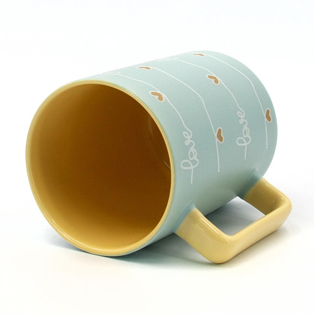 Чашка Milika Heartbeat Blue 400 мл M0520-RX-N250519Blue