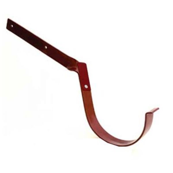 Кронштейн ринви зігнутий Bryza 125 мм червоний