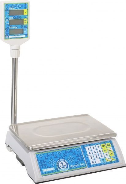 Весы торговые VAGAR VP-L 15-LCD 15 кг 