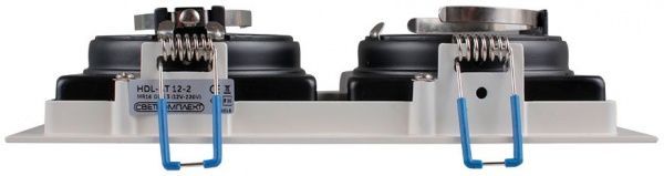 Светильник точечный Светкомплект HDL AT 12-2MWH/BK 50 Вт G5.3 черный/белый 