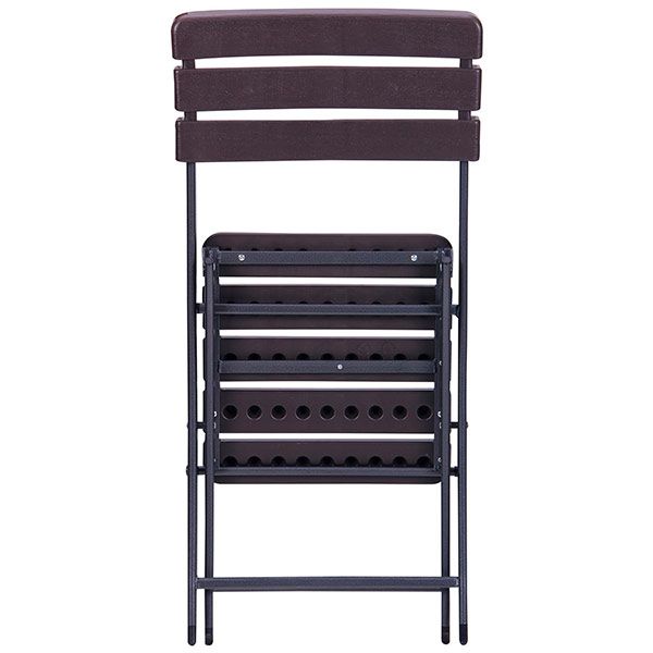 Стул раскладной Indigo YC-043 81x58x46 см коричневый 