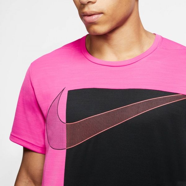 Футболка Nike M NK DRY SUPERSET SS PX GFX CJ4617-601 XL рожевий