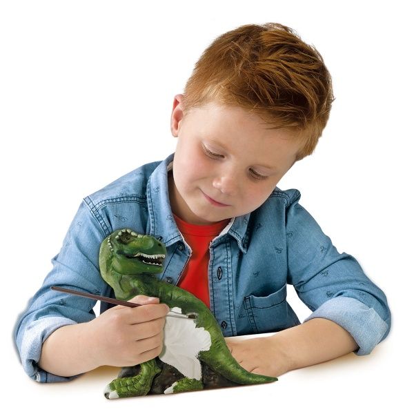 Набір для ліплення з гіпсу SES Ті-Рекс зі скелетом 14206S