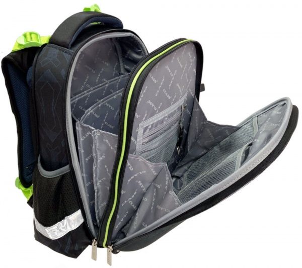 Рюкзак каркасный CLASS SchoolCase Motobike 2 отделения 2116C