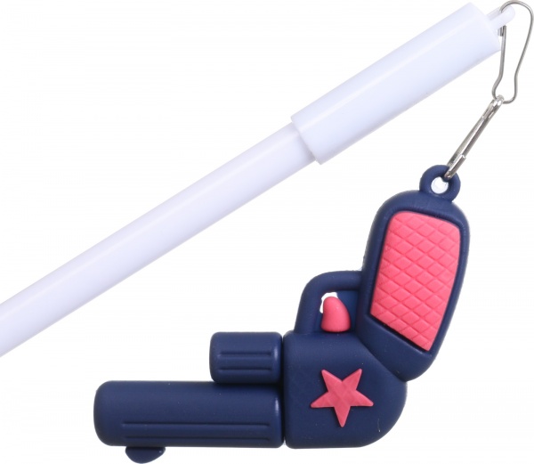 Ручка гелевая Шериф розовая 