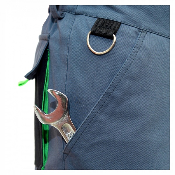 Брюки рабочие Trident Престиж р. XXL 56-58 рост 5-6 TRIDENT серый с черным/зеленый