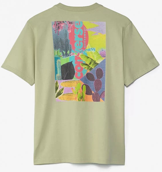 Футболка Converse Fabricated Nature Tee 10023463-A03 р.2XL зелений
