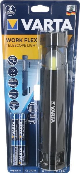 Ліхтарик Varta Flex Telescope Light 18646101421 чорний 