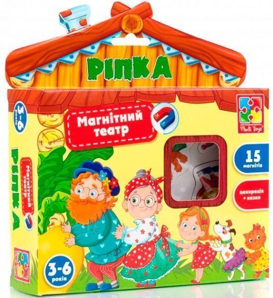 Гра магнітна Vladi Toys Магнітний театр. Рiпка VT3206-24