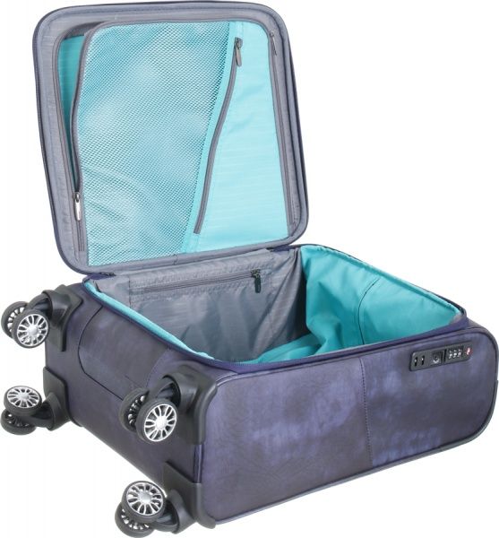 Чемодан UP! (Underprice) N1186 синий 45х36,5х15,5/17,5 см 