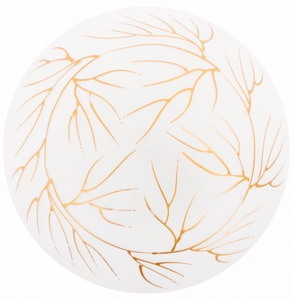 Світильник настінний Укрсвітло НПБ Водоросли 1x60 Вт E27 білий із малюнком 12136 