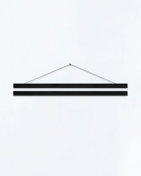 Набір планок дерев'яних 60 см чорний 4 шт. 1DEA.me 