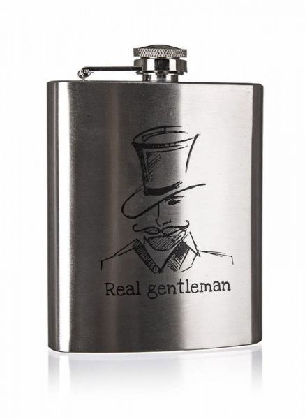 Фляга з нржавіючої сталі Real Gentleman 210 мл Akcent Banquet