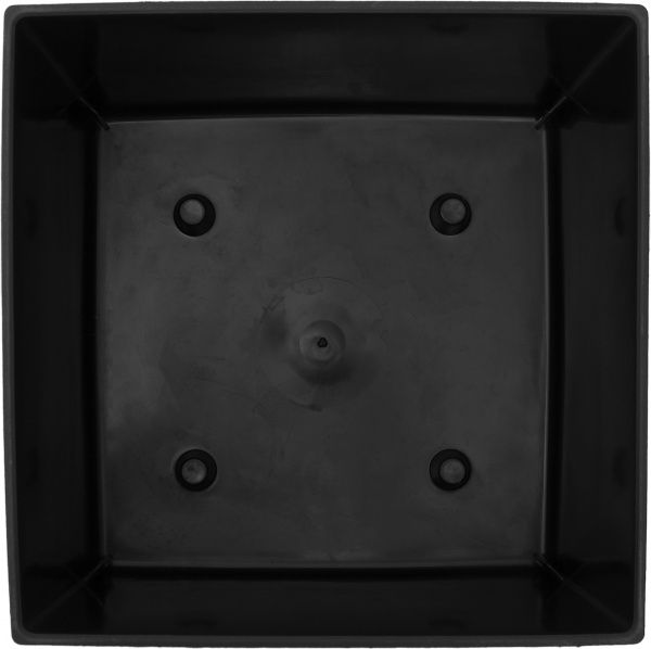 Горщик пластиковий Prosperplast Rato low 2 в 1 квадратний 15,8л білий (70894-449) 