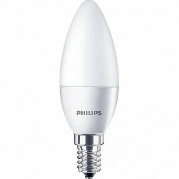 Лампа світлодіодна Philips EcoHome 6 Вт B35 матова E14 220 В 4000 К 929002273737 