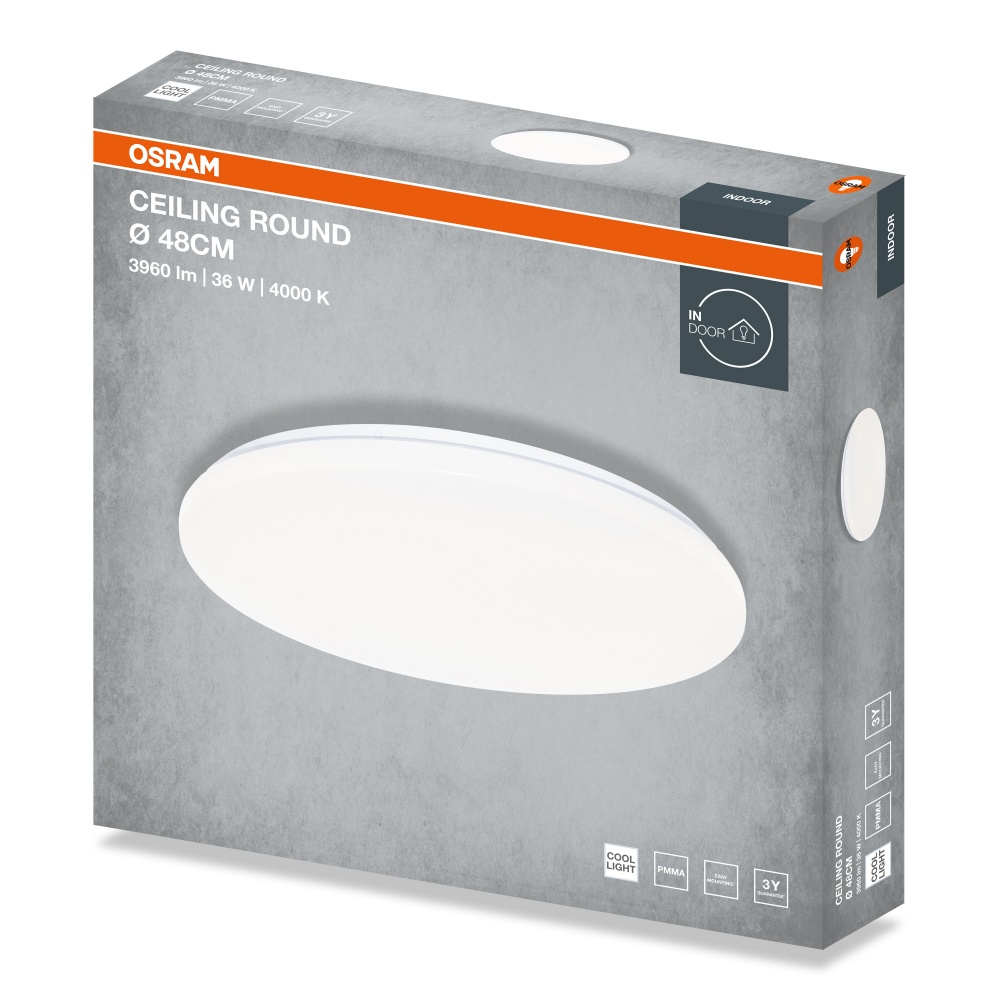 Светильник светодиодный Osram 36 Вт 4000 K CEILING ROUND IP20