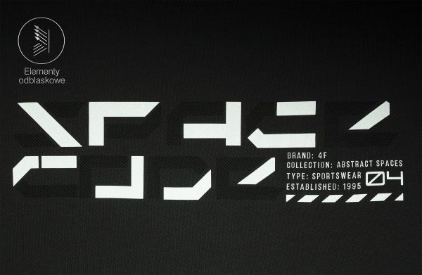 Футболка 4F D4Z20-TSM201-22S XL темно-серый