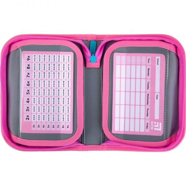 Пенал шкільний без наповнення 622 Cool girl 47298 KITE рожевий