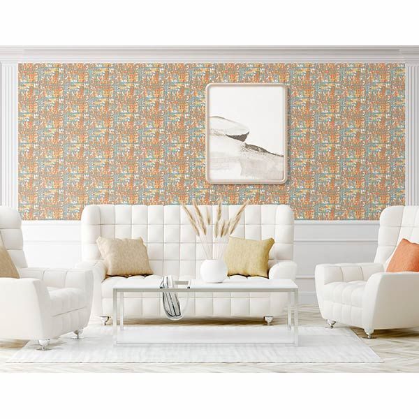 Обои виниловые горячего тиснения DID Decortex DE120098 1,06x10,05 м 