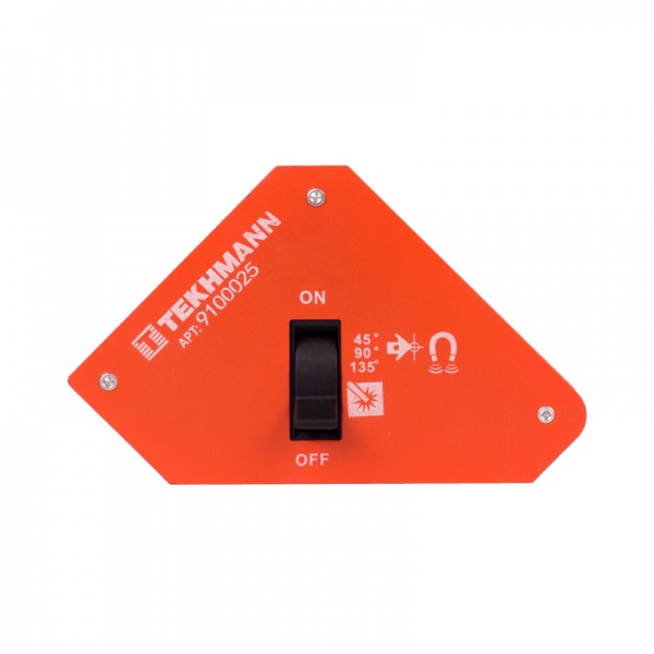 Магнит для сварки Tekhmann треугольный с положением для хранения 25 кг 9100025