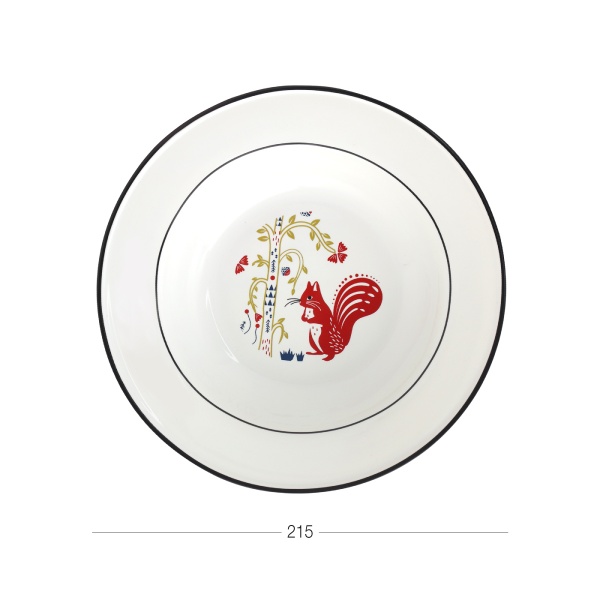 Тарілка супова Лісова пісня 21.5 см MVM