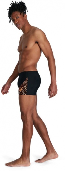 Плавки Speedo MEDLEY LOGO ASHT AM BLACK/ORANGE 8-11354A315 р.32 чорний