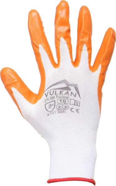 Рукавички Vulkan вампірки з покриттям нітрил XL (10) 70484