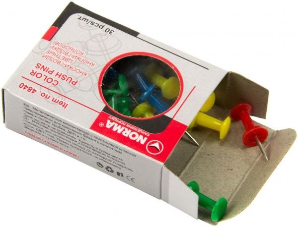 Кнопки-цвяшки NORMA 30 шт. 4840 