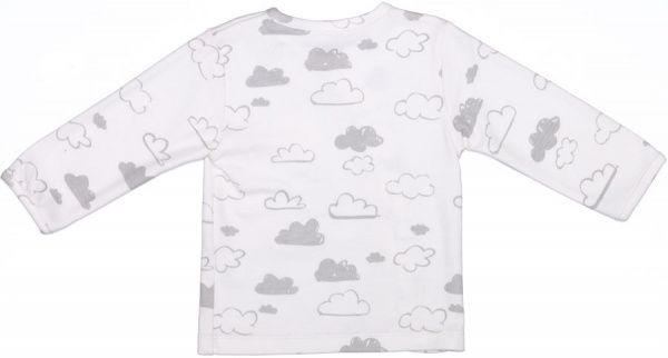 Кофточка детская Фламинго р.74 молочный/с принтом 505-222-14 