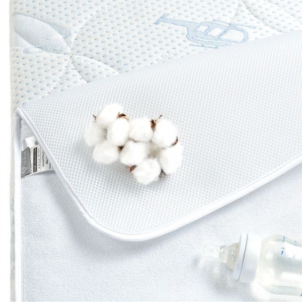Наматрасник IDEIA детский Aqua Stop 3D c сеткой 60x120 см 