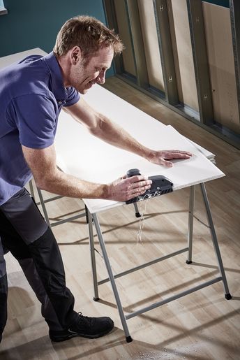 Рубанок для зняття фаски з гіпсокартону з трьома ножами Wolfcraft 4009000