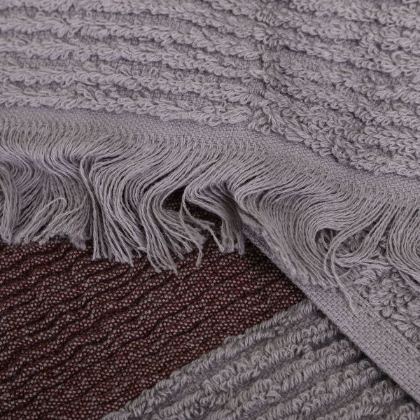 Набір рушників махрових сріблястий BILTEX 